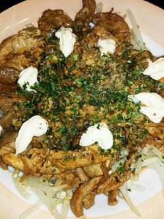 簡単1品★肉野菜炒めお好み焼き味-レシピのメイン写真