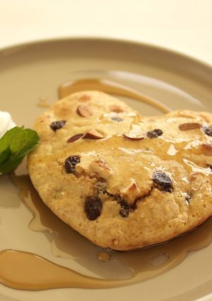 トースターで☆全粒粉のヘルシーパンケーキ-レシピのメイン写真