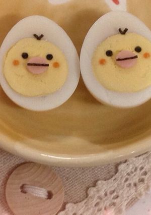 簡単キャラ弁 うずらdeひよこ☆-レシピのメイン写真