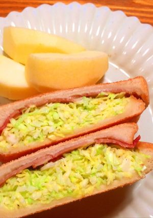 キャベツたっぷりホットサンド☆-レシピのメイン写真