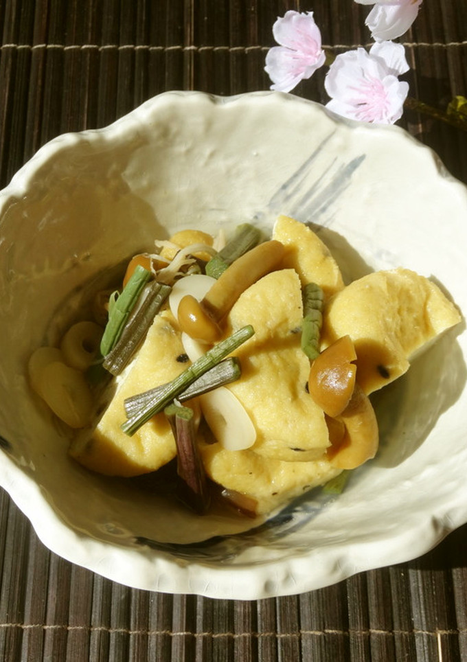 山菜とがんものあっさり煮-レシピのメイン写真