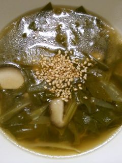 簡単 椎茸 ニラ セロリの 中華スープ♪-レシピのメイン写真