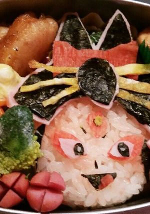 妖怪ウォッチ 老いらん キャラ弁-レシピのメイン写真