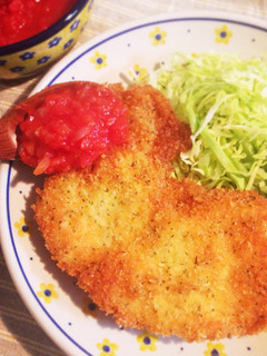*簡単!おいしい!鶏胸肉のカツレツ*-レシピのメイン写真