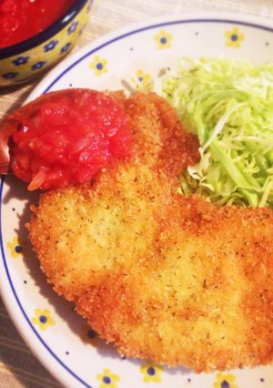 *簡単！おいしい！鶏胸肉のカツレツ*-レシピのメイン写真