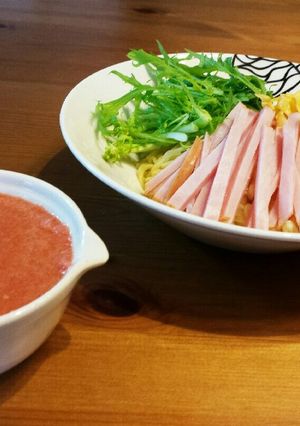 トマトで真っ赤な冷やし中華-レシピのメイン写真