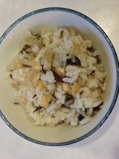 潮の香!わかめご飯-レシピのメイン写真