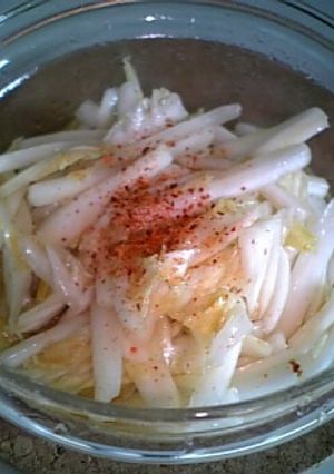 白菜の芯で甘酢漬け-レシピのメイン写真