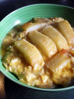 安くて簡単!天ぷら蒲鉾の卵とじ丼♪-レシピのメイン写真