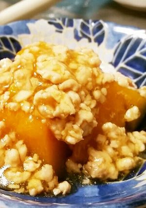 そぼろカボチャ-レシピのメイン写真