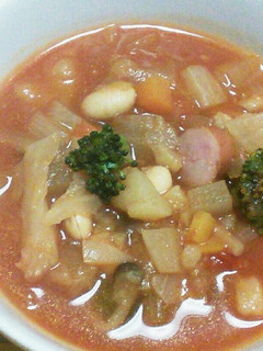 ぶっ混♪余ったポトフ→トマトスープに♪-レシピのメイン写真