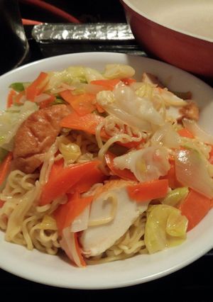 マルちゃん正麺で、アジアン焼きそば-レシピのメイン写真