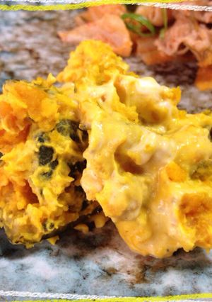煮物リメイク❢かぼちゃサラダ-レシピのメイン写真