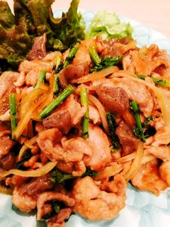 豚肉とコンニャクの炒めもの-レシピのメイン写真