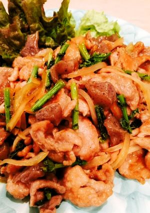 豚肉とコンニャクの炒めもの-レシピのメイン写真