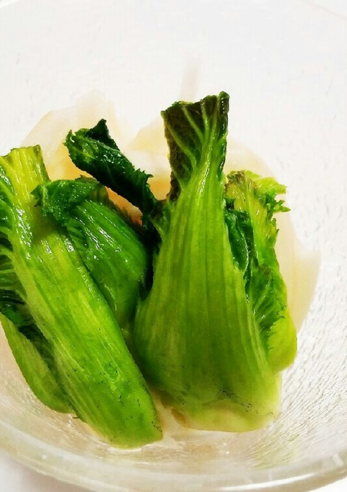 簡単！つぼみ菜の浅漬け-レシピのメイン写真