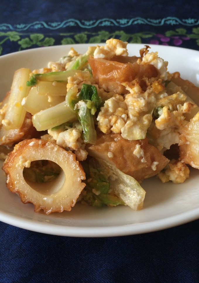 ちくわと白菜の玉子とじ-レシピのメイン写真