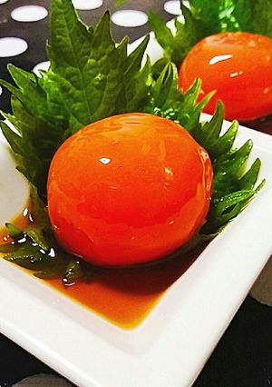 とろける食感♪冷凍卵黄の黄金漬け☆-レシピのメイン写真