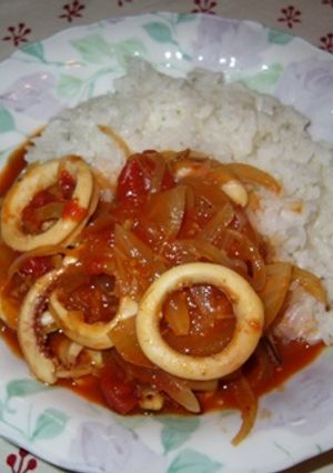 イカとトマトのカレー-レシピのメイン写真