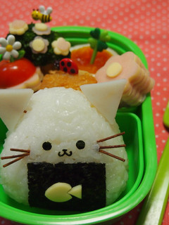 デコ弁♡ネコちゃんおにぎり弁当-レシピのメイン写真
