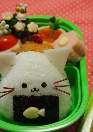 デコ弁♡ネコちゃんおにぎり弁当-レシピのメイン写真