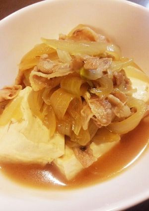 簡単！肉豆腐-レシピのメイン写真