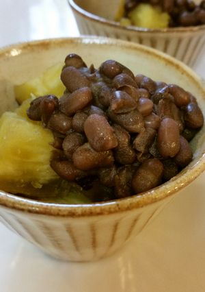 干し芋のグラッセ☆ゆで小豆がけ-レシピのメイン写真