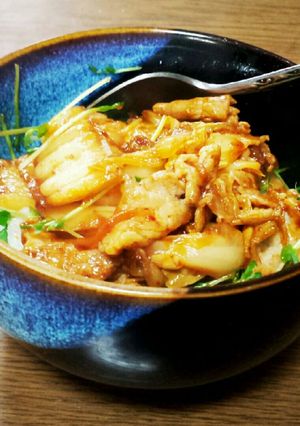 ささっと豚キム丼-レシピのメイン写真