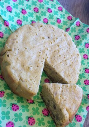 無水鍋で作る☆ふわふわバナナケーキ☆-レシピのメイン写真