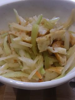 大根の皮とさつま揚げの炒め物-レシピのメイン写真