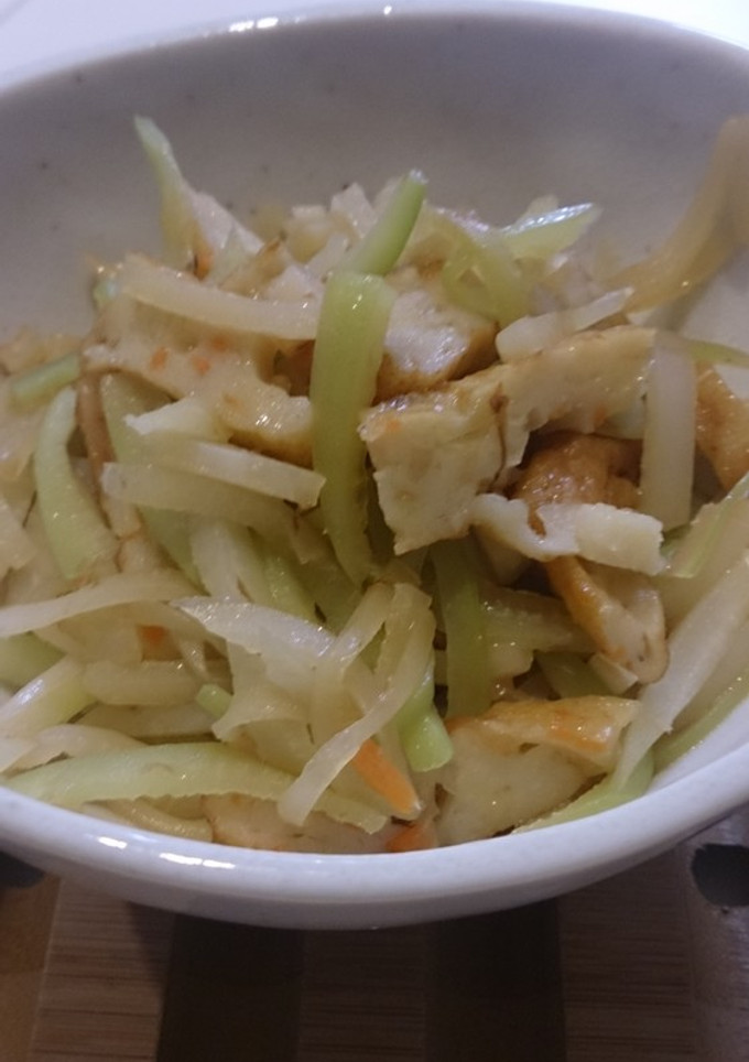 大根の皮とさつま揚げの炒め物-レシピのメイン写真