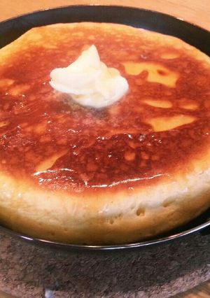 豆腐とHMでふっかふかホットケーキ☆-レシピのメイン写真
