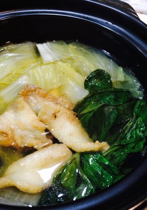 おかずスープ！白菜と白身魚-レシピのメイン写真