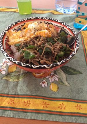 ミンチ丼-レシピのメイン写真