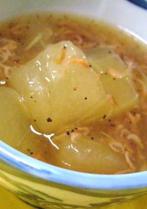 冬瓜と網海老のスープ-レシピのメイン写真