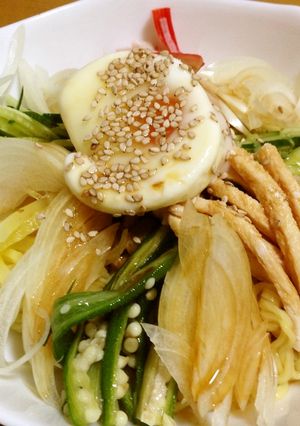 ネバネバ納豆サラダ冷中-レシピのメイン写真