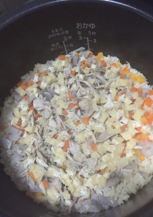 お手製鶏ガラスープの炊き込みごはん-レシピのメイン写真