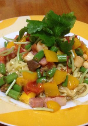 パンチェッタレー麺-レシピのメイン写真