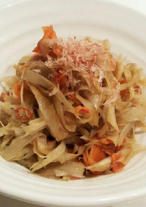 ふわふわ きんぴらごぼう-レシピのメイン写真