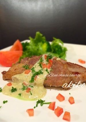 豚ロースのブルーチーズソース-レシピのメイン写真