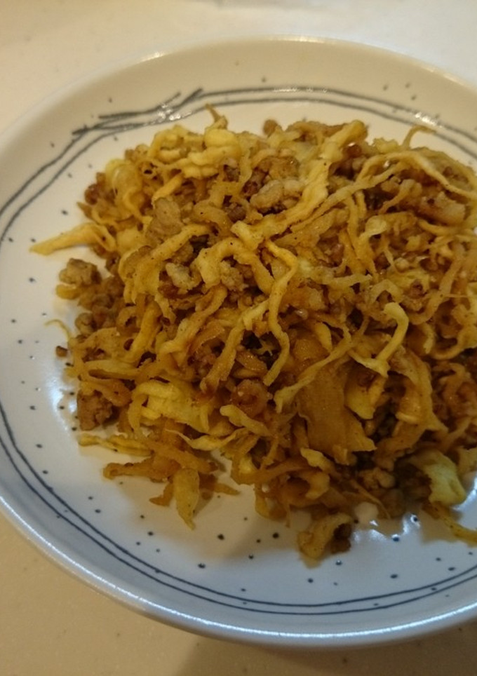 切り干し大根と挽き肉のカレー炒め-レシピのメイン写真