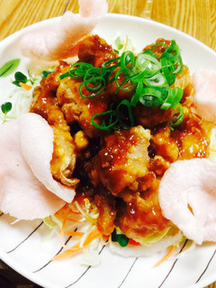 鶏の唐揚げ〜ネギ酢餡〜-レシピのメイン写真