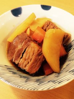 豚の角煮リメイク♡肉じゃが-レシピのメイン写真