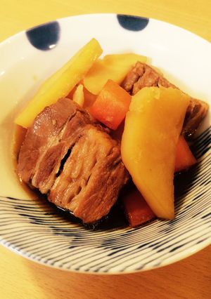 豚の角煮リメイク♡肉じゃが-レシピのメイン写真