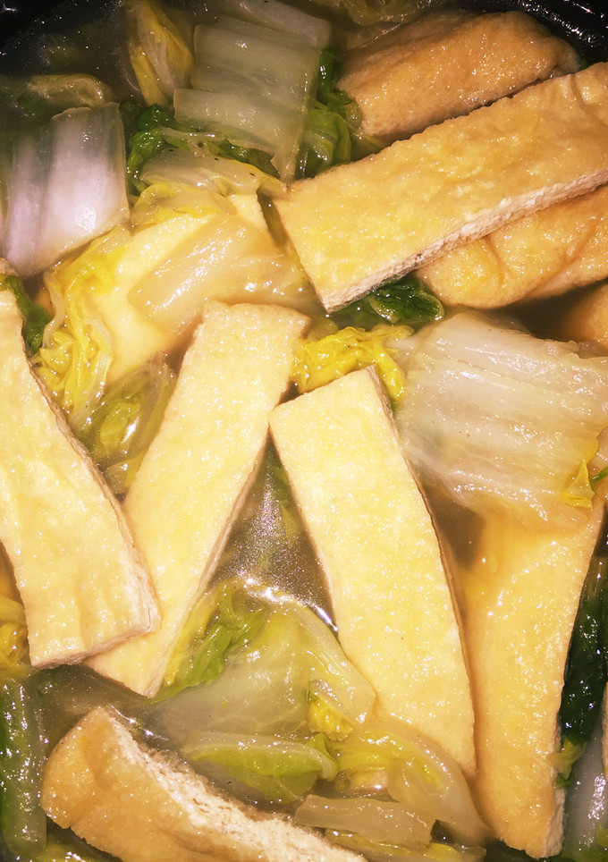 白菜とお揚げの煮物-レシピのメイン写真