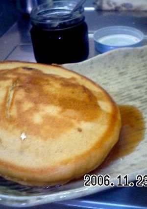 黒糖風味のホットケーキ-レシピのメイン写真