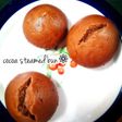 材料3つ❁フライパンdeココア蒸しパン