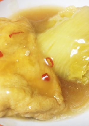 ウィンナー白菜ロールをぴり辛あんかけで♪-レシピのメイン写真