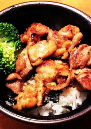 おいしい！簡単！焼き鳥丼　つゆのもとで-レシピのメイン写真