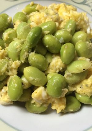 枝豆バター炒り卵-レシピのメイン写真